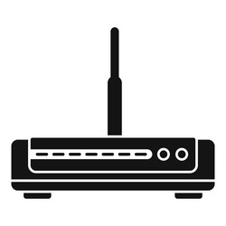 switch modem icon simple wireless device vector image
