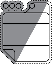 browser web interface vector image