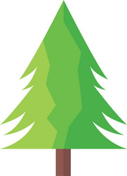Tree pine forest Royalty Free Vector Image - VectorStock