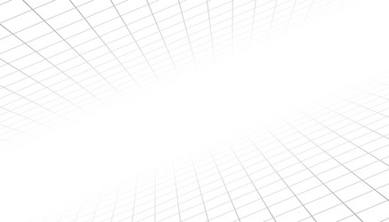 abstract perspective grid line pattern on white vector image