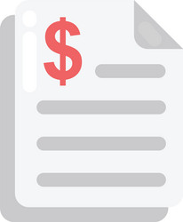 Online bank statement Royalty Free Vector Image