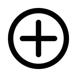 add icon design in filled and outlined style vector image