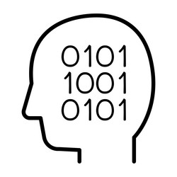 Ai line icon Royalty Free Vector Image - VectorStock