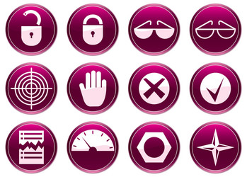 Gadget icons vector