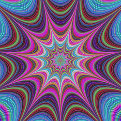 psychedelic fantasy background vector