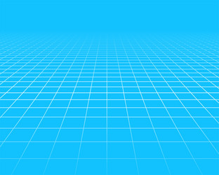 geometric grid line perspective floor pattern vector image