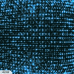 lattice structure abstract science or technology vector image