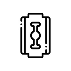 blade icon thin linear style design isolated vector image