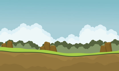 Scenery nature backgrounds game vector