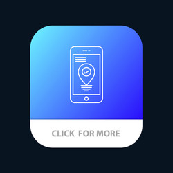 navigation location pointer smartphone mobile app vector image