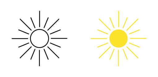 set with different weather icons of cloud vector image