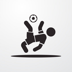 Soccer player icon Royalty Free Vector Image - VectorStock