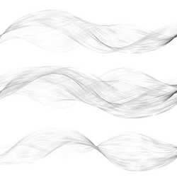 abstract color waves design element vector image
