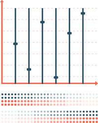 Progress loading bar symbol template vector