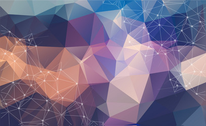 abstract background with triangular cells vector image
