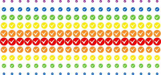 apply shape halftone spectrum array vector image