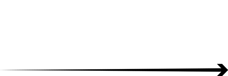 black arrow pointing right shape element vector image