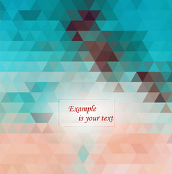 retro pattern geometric shapes colorful mosaic vector image