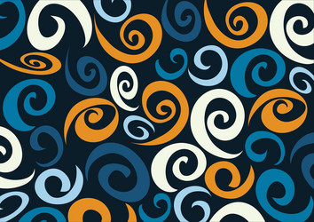 Retro Swirl Pattern vector image