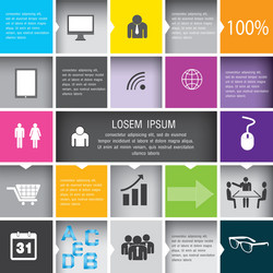 squares background can be used for workflow vector image