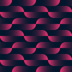 Dynamic Ovals Seamless Pattern vector image