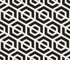 seamless pattern repeating geometric elements vector image