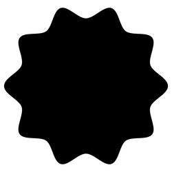 empty button banner shape element vector image