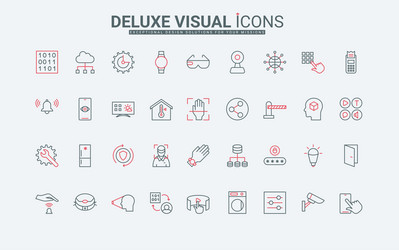 iot technology smart home secure access vector image