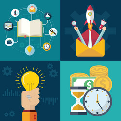 web design and technology icons vector image