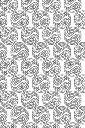 abstract black and white seamless pattern vector image