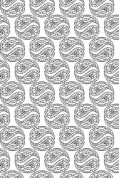 Abstract black and white seamless pattern vector