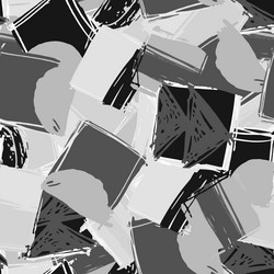 abstract geometric pattern with squares and sharp vector image