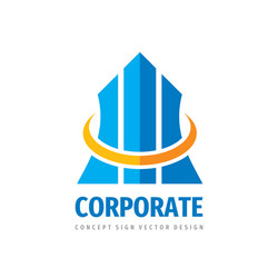 Corporate business - concept logo template Vector Image