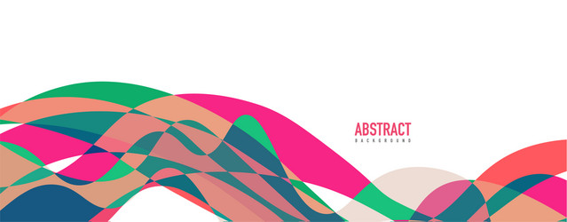 fluid wave colorful abstract background dynamic vector image