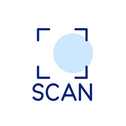 scan a qr code frame pixel perfect editable vector image