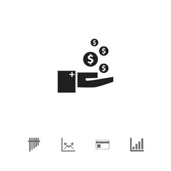 set of 5 editable logical icons includes symbols vector image