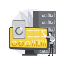 Data Analysis & Visualization vector image