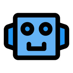 robot an advanced mechanism that actions vector image