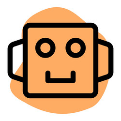 robot an advanced mechanism that actions vector image