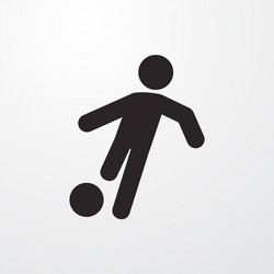 Soccer player icon Royalty Free Vector Image - VectorStock