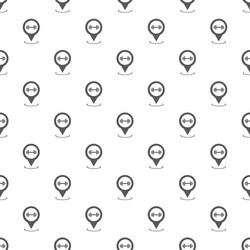 gym map pointer pattern seamless vector image