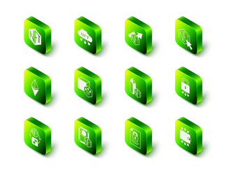 set nft cloud growth bar chart digital crypto vector image