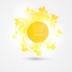 abstract circles template object web vector image