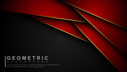 abstract template of overlapping background vector image