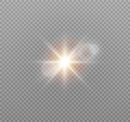 sunlight a translucent bokeh vector image