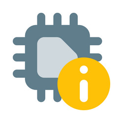 microprocessor utilized for storing information vector image