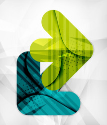 modern web presentation design layout vector image
