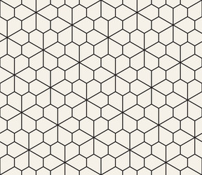seamless pattern repeating geometric elements vector image