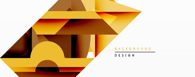 abstract geometric composition overlapping layers vector image