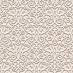 Elegant Beige Scroll Pattern vector image